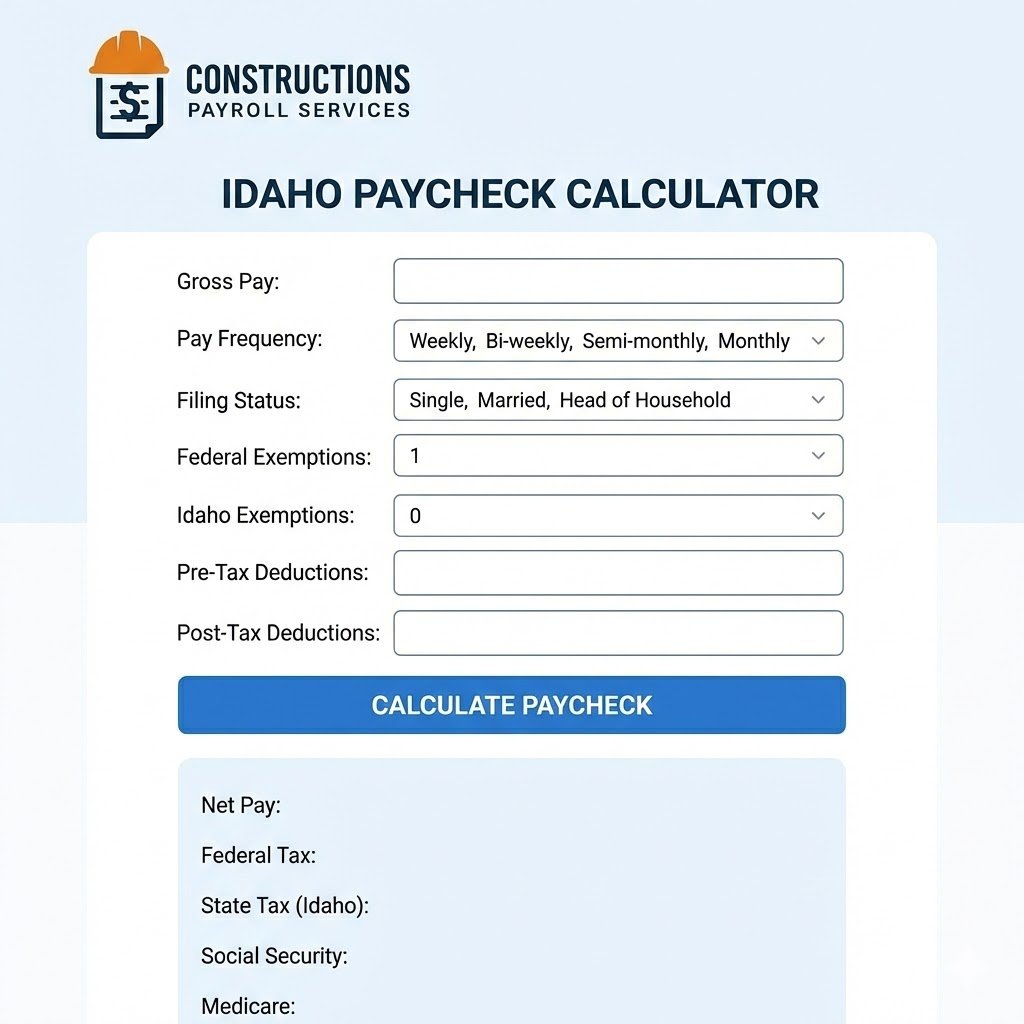 idaho paycheck calculator